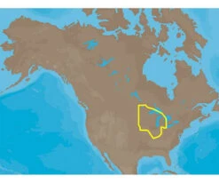 C-MAP MAX Lakes NA-M017 - Region 1: North