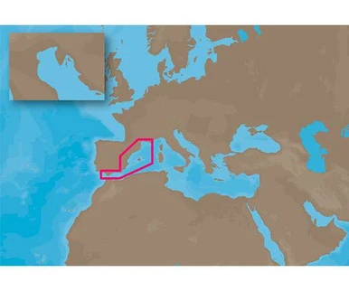 C-Map NT+ Electronic Marine Charts - Mediterranean France And Spain