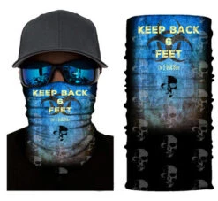 David Dunleavy Face Guard - Keep 6ft Back Grunge