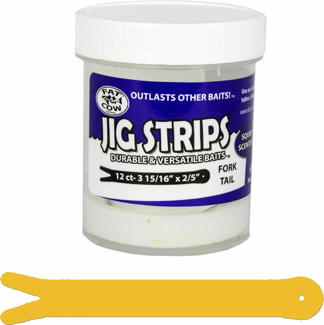 Fat Cow Fishing Jig Strips - Fork Tail - Image 5
