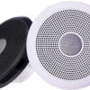 Fusion XS Series 6.5in 200W Classic Speakers - White & Black Grills
