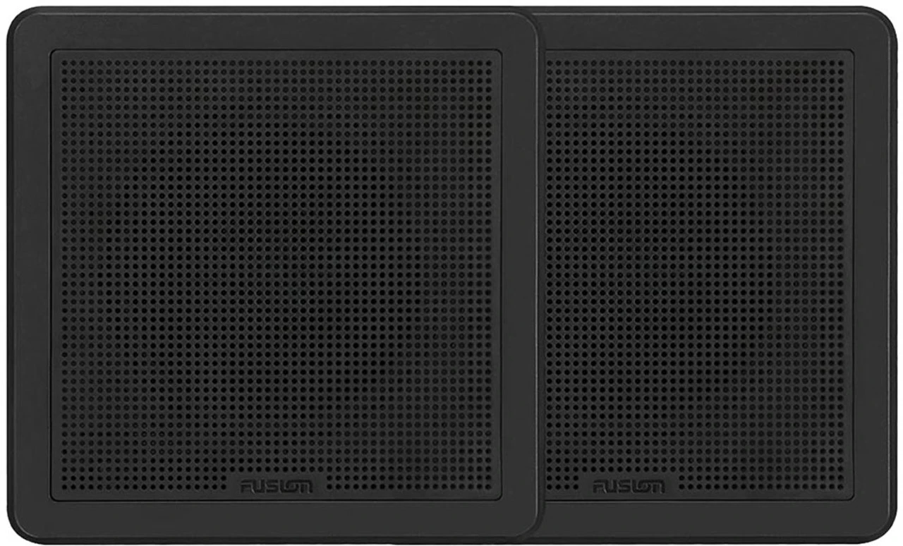 Fusion FM Series 7.7in 200W Flush Mount Square Marine Speakers - Image 2