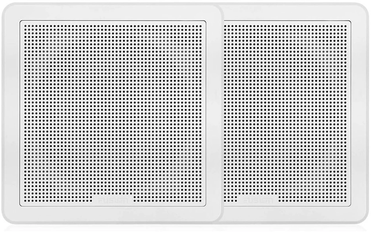 Fusion FM Series 7.7in 200W Flush Mount Square Marine Speakers