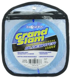 Hi-Seas Grand Slam Bluewater Fluorocarbon Leader 130lb 25yd Coil Blue