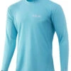 Huk Icon X Long Sleeve Shirt - Blue Radiance - 2X-Large