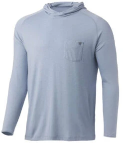 Huk Waypoint Hoodie - Blue Fog - 2X-Large