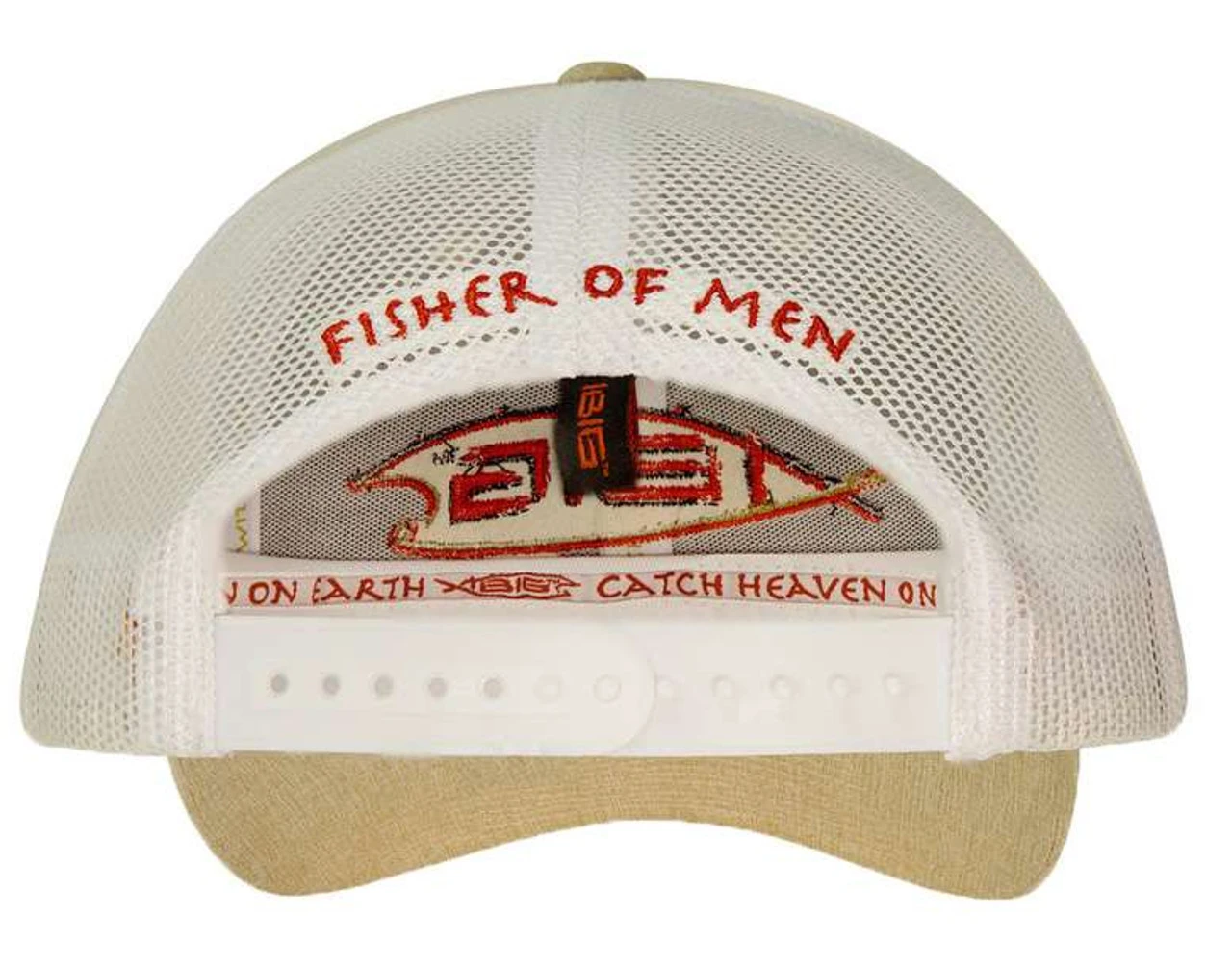 IBig Pro Style Trucker Hat With Embroidery - Natural - Image 2