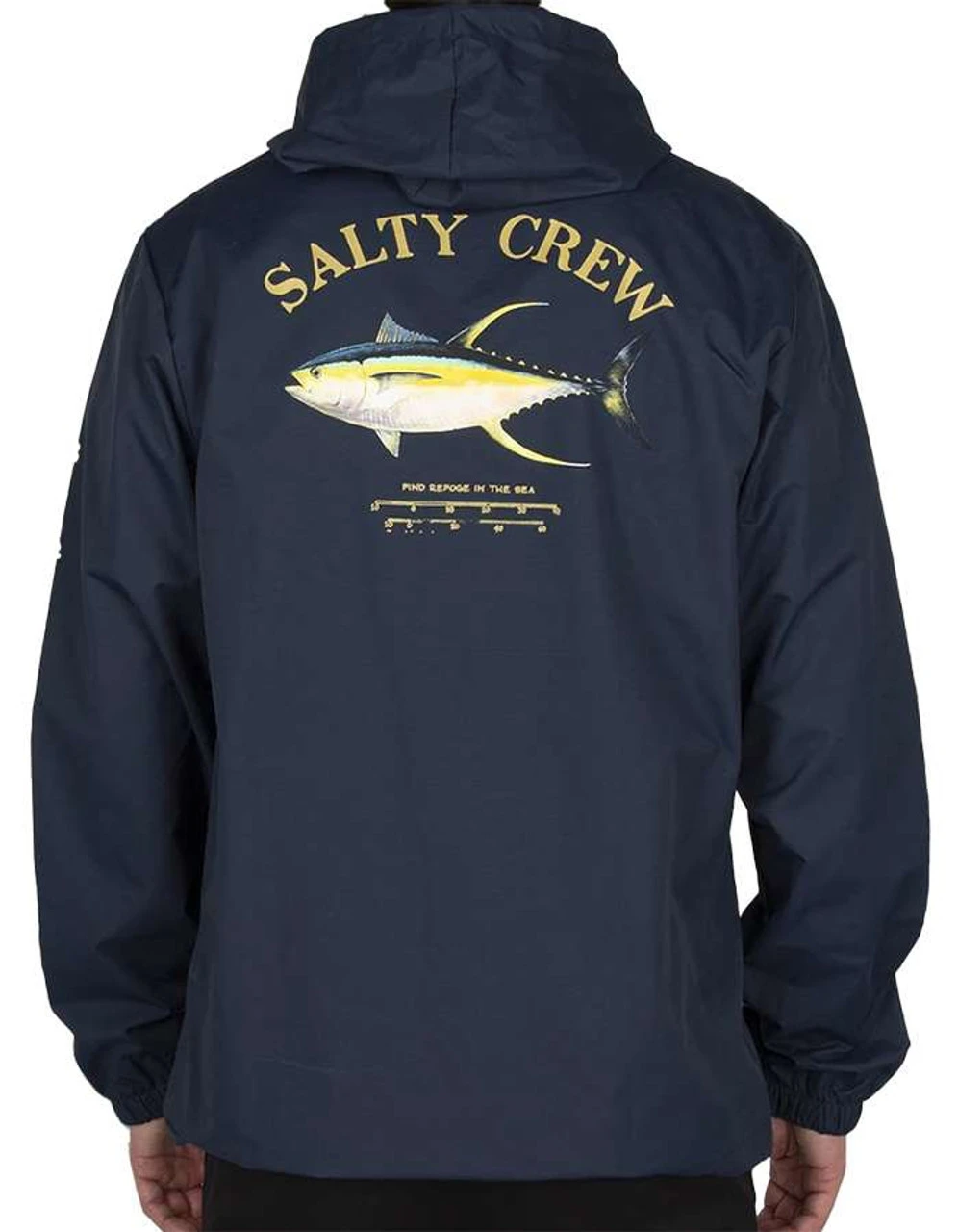 Salty Crew Ahi Mount Snap Jacket - Navy - X-Large - Image 4