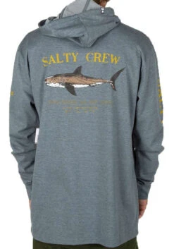 Salty Crew Bruce Hood Tech Tee - Blue - Small