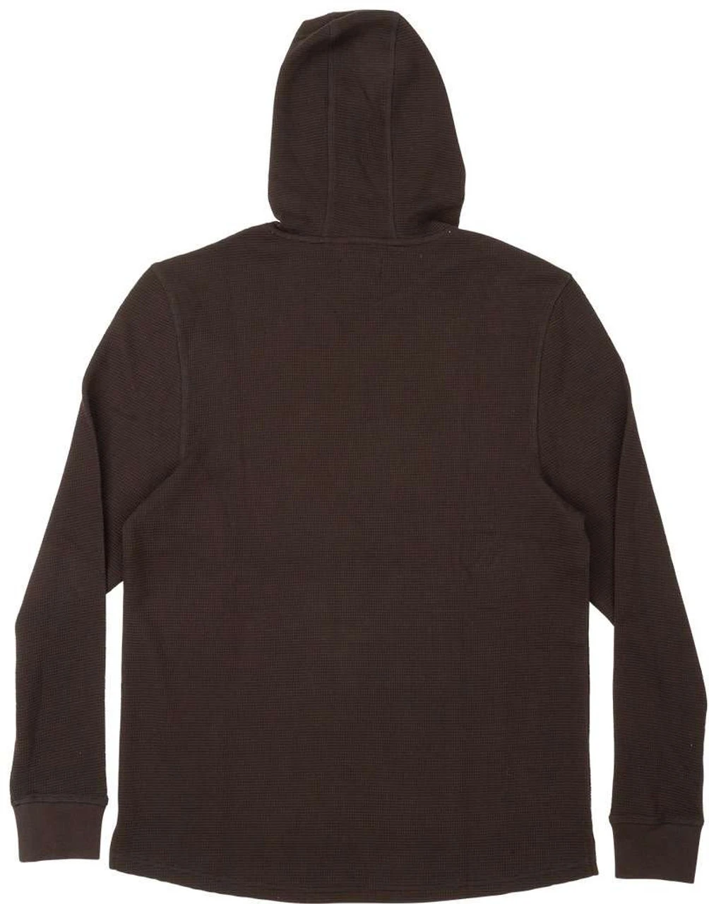 Salty Crew Tippet Thermal Hood Tee - Black - X-Large - Image 2