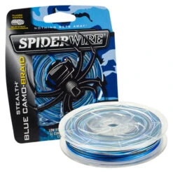 Spiderwire Stealth Blue Camo Braid 1500yd Spools