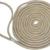 Unicord Double Braid Nylon Dock Line - 3/8 In. X 20 Ft. - Gold & White