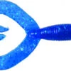 Zoom Fat Albert Twin Tail Grub Bait 3-1/2in Sapphire Blue